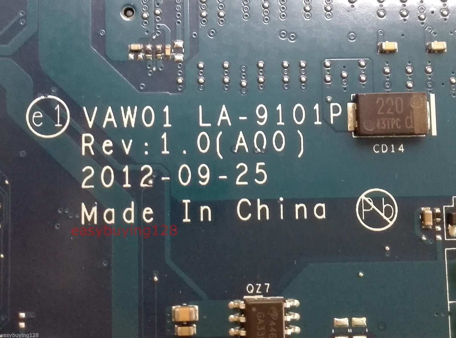 DELL 15R 3521 5521 Motherboard P14T7 CN-0P14T7 HM77 i5-3317U